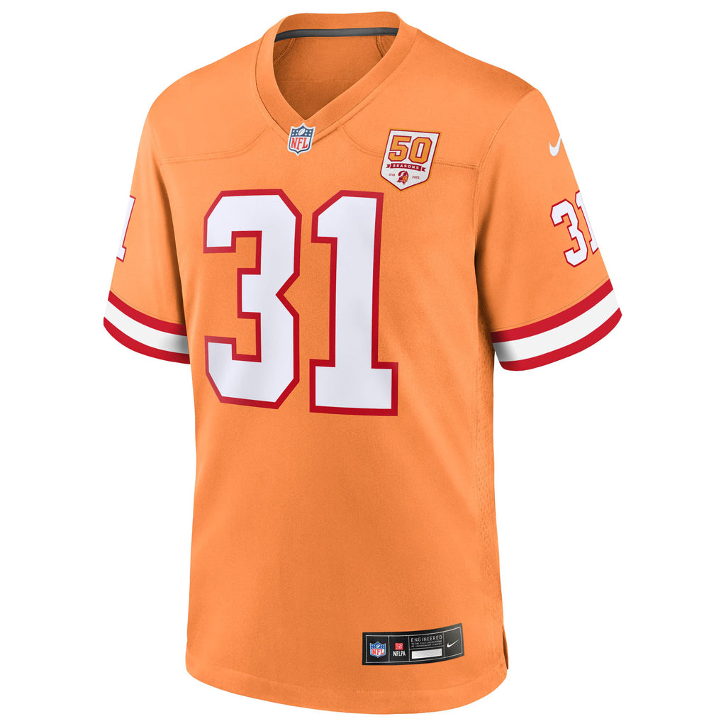 Tampa Bay Buccaneers Antoine Winfield Jr. Creamsicle 50th Season Game Jersey