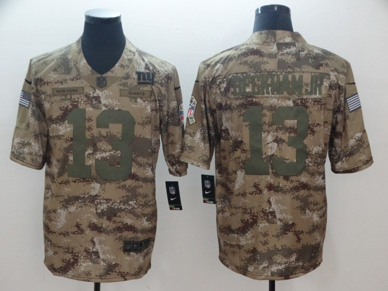 Men's New York Giants Odell Beckham Jr. #13 Camouflage Game jersey