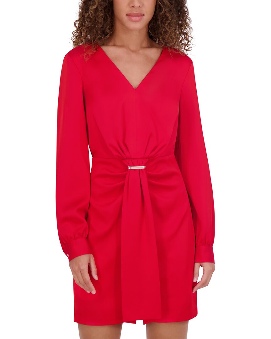 Kensie Matte Satin Mini Dress