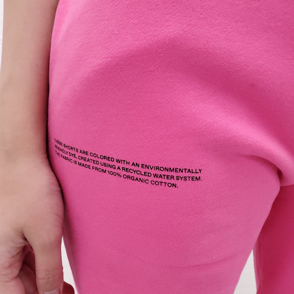 PANGAIA PINK SHORTS - SIZE XS