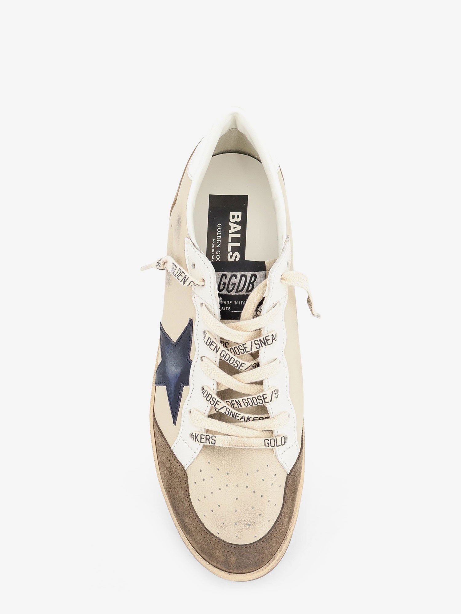 Golden Goose Deluxe Brand Men Leather Ballstar With Iconic Side Logo