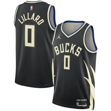 Damian Lillard Milwaukee Bucks Jersey