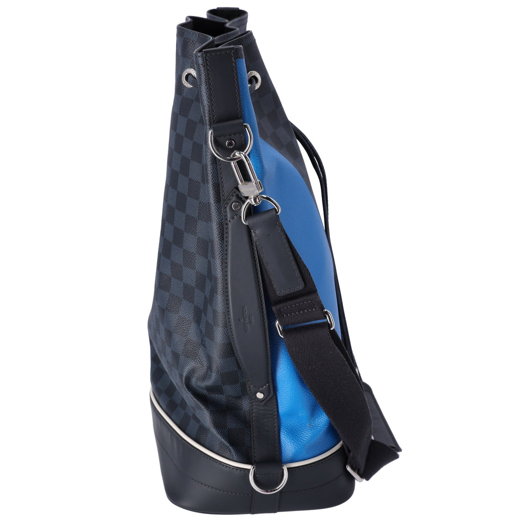 Louis Vuitton 2017 America's Cup Damier Cobalt Noe Marin Bucket Bag Tote