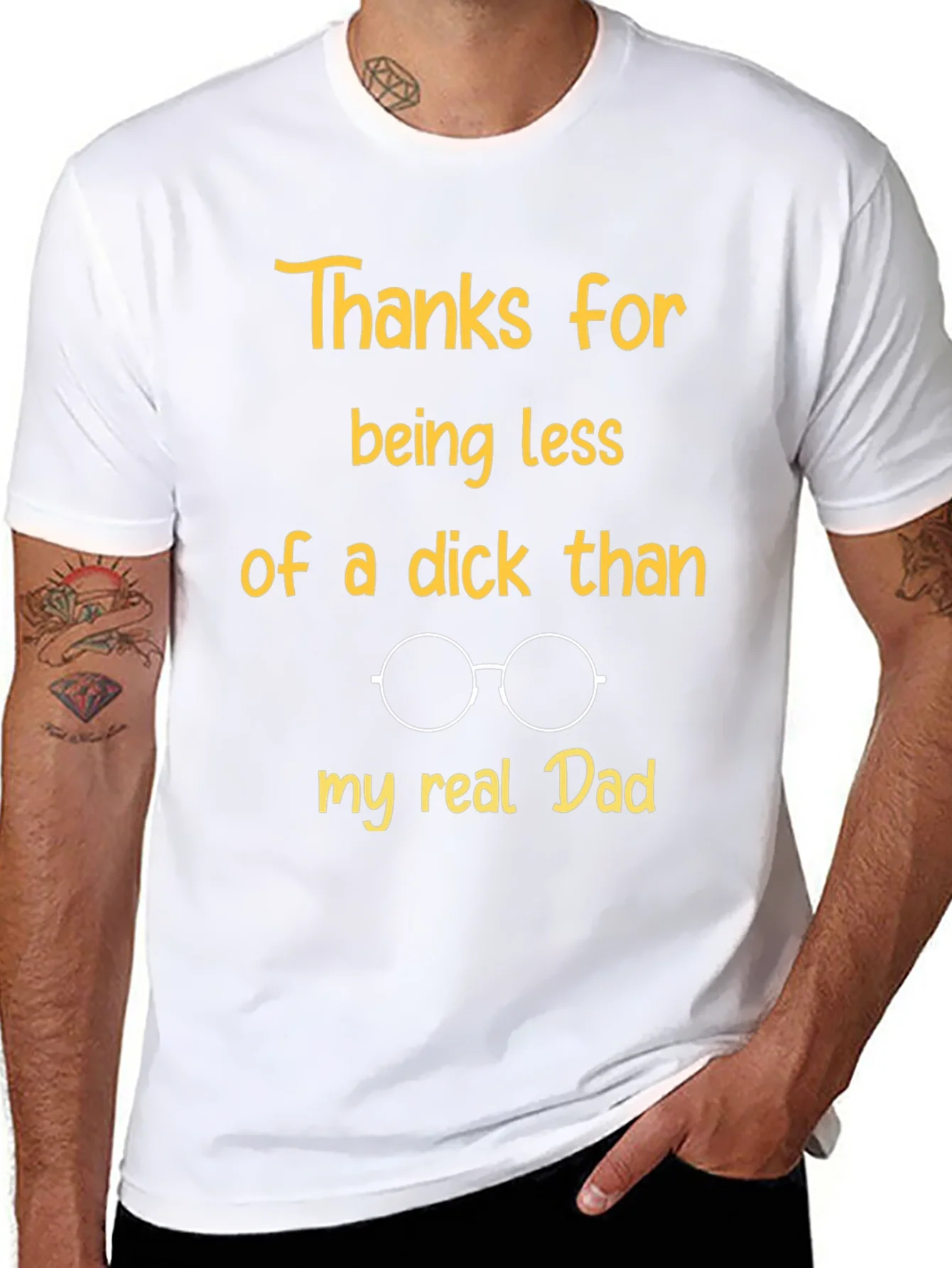 Funny Dad T-Shirt: Thanks for Being Less of a Dick