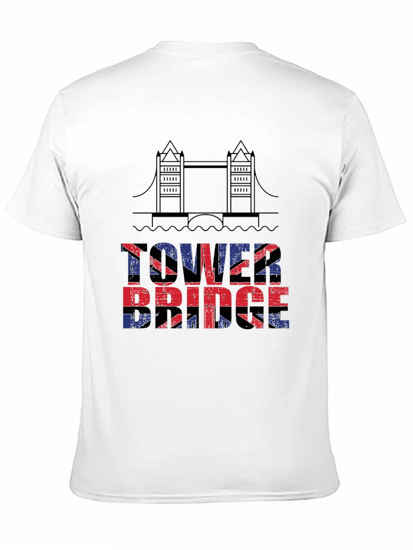 Tower Bridge UK Flag T-Shirt