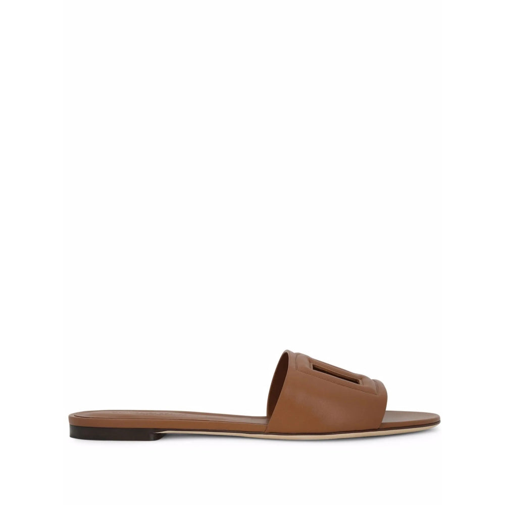 Dolce & Gabbana Brown Flip-Flops & Slides Women