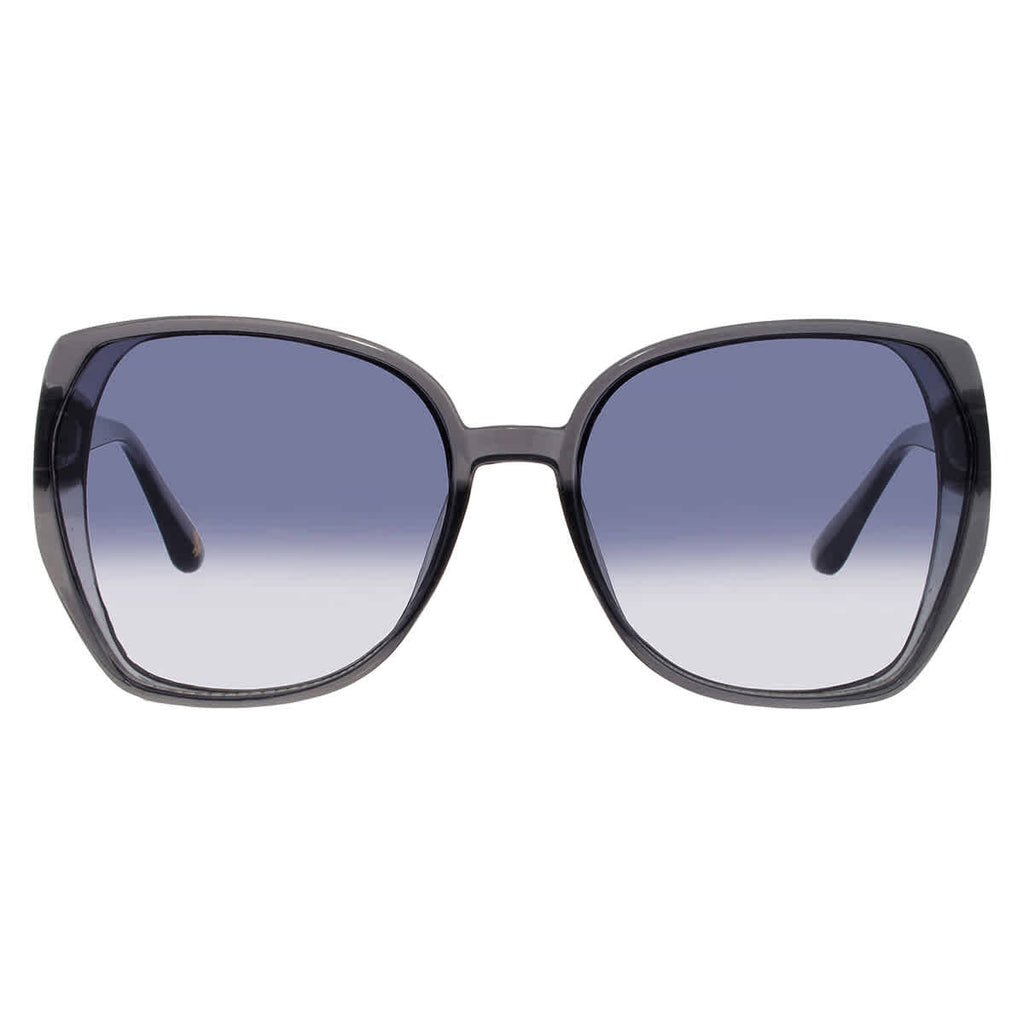 Nine West Smoke Butterfly Ladies Sunglasses 10266027.CGR GRYSMK