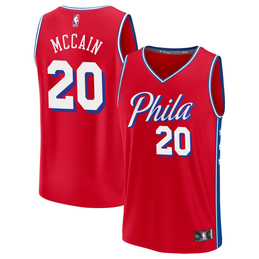 Jared McCain Philadelphia 76ers Jersey