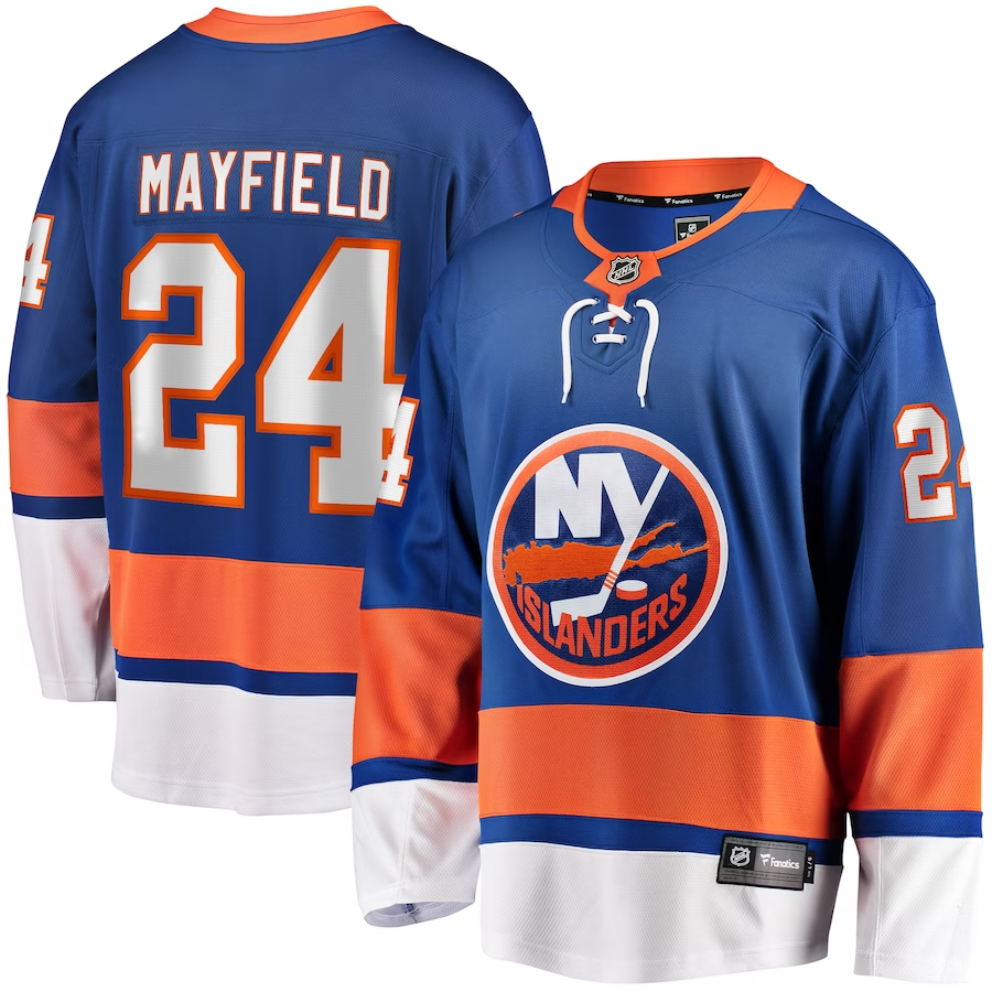 Men's New York Islanders Scott Mayfield #24 Royal Player Game jersey