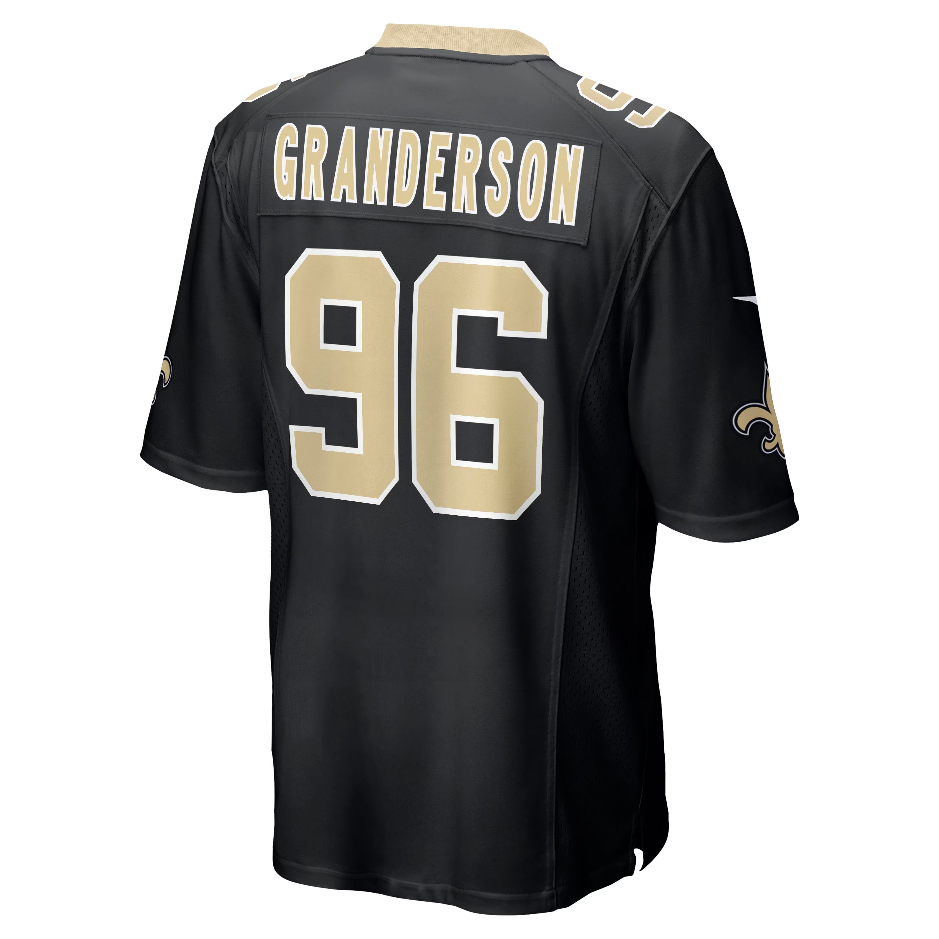 New Orleans Saints Carl Granderson Black Game Jersey