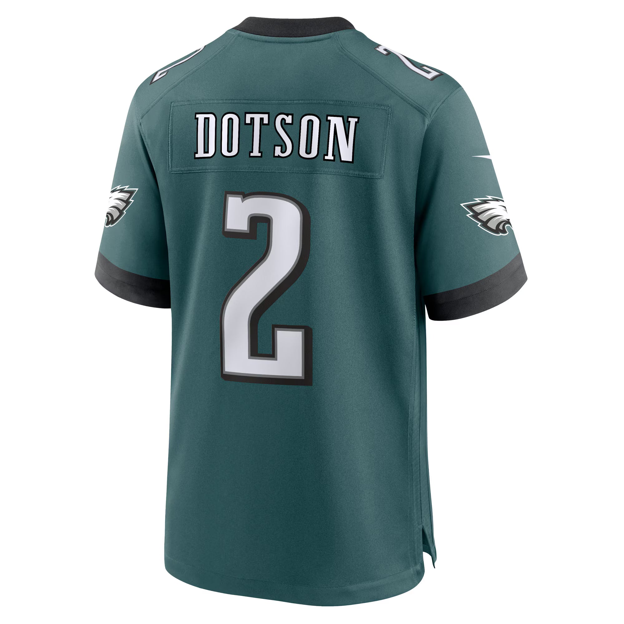 Philadelphia Eagles Jahan Dotson Midnight Green Team Game Jersey