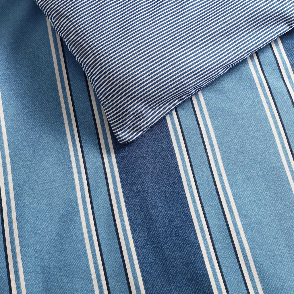 Nautica Gilpin Stripe Blue Twin Comforter Set