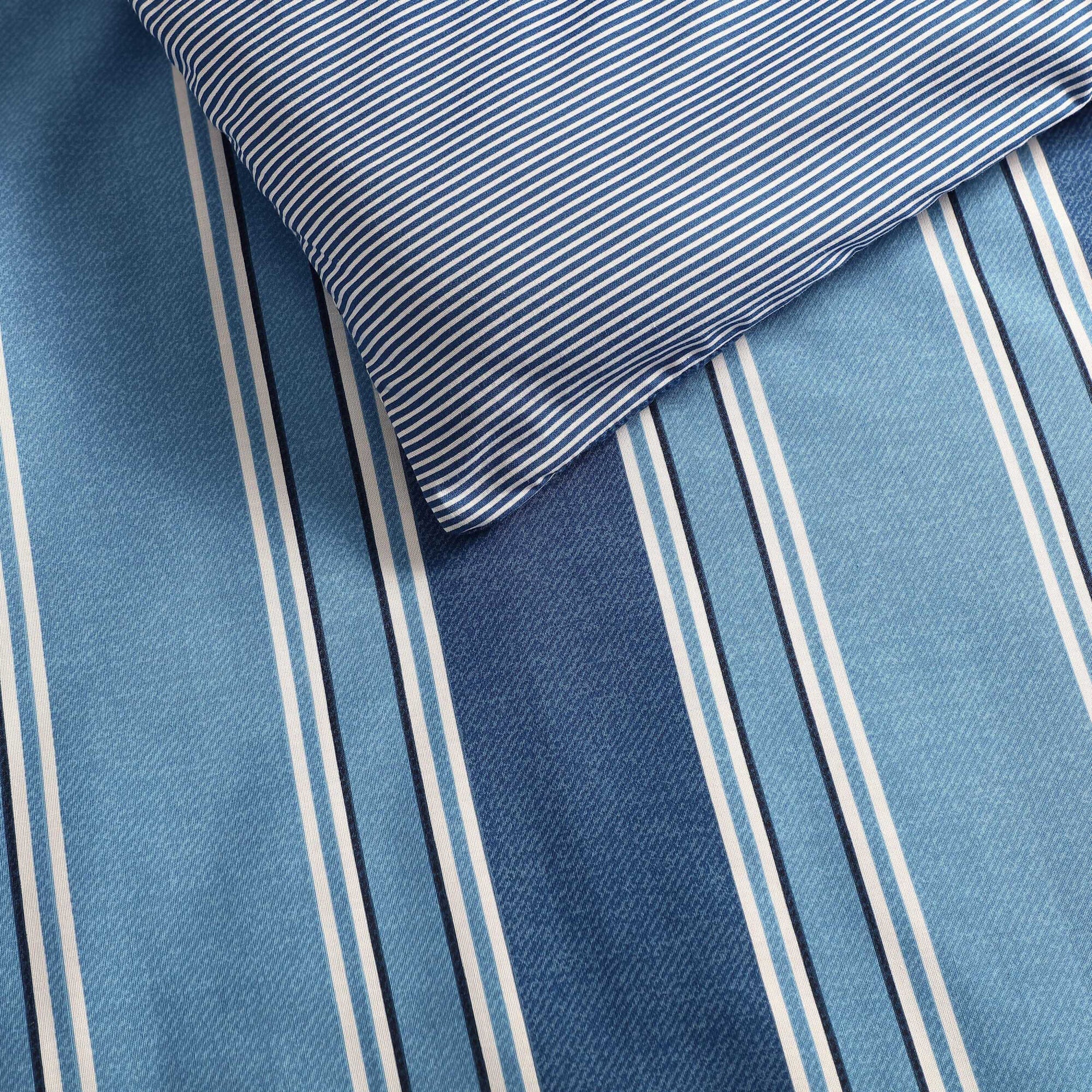 Nautica Gilpin Stripe Blue Twin Comforter Set