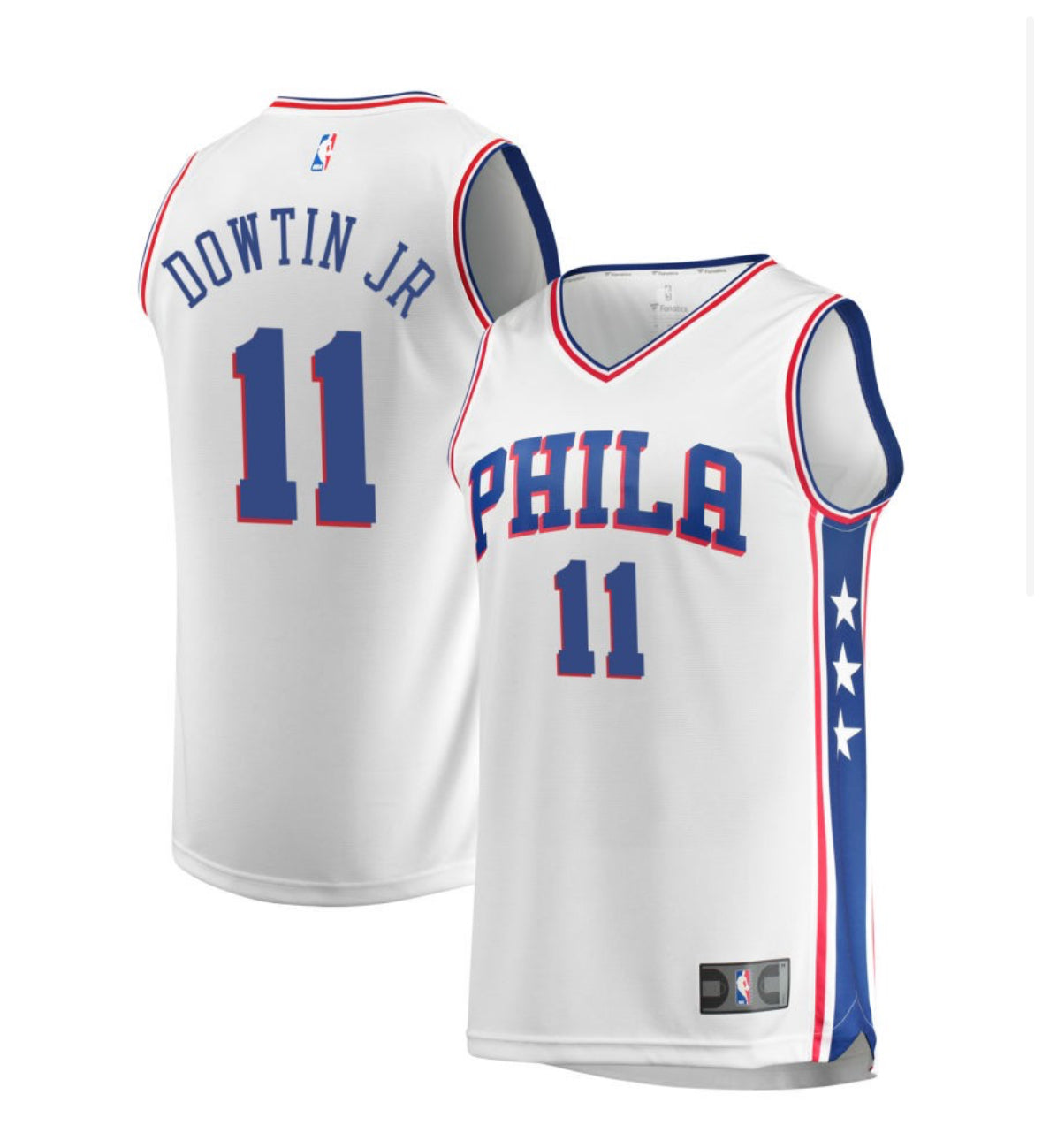 Jeff Dowtin Jr Philadelphia 76ers Jersey