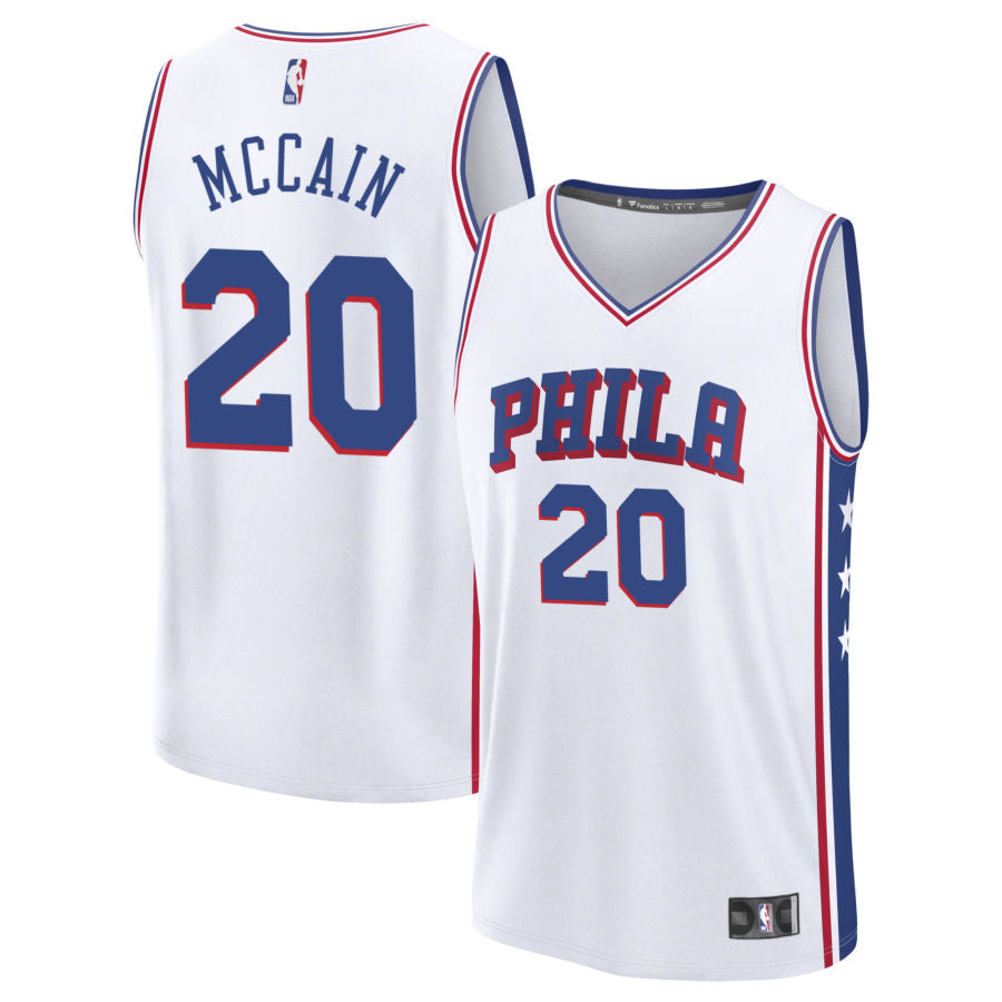 Jared McCain Philadelphia 76ers Jersey