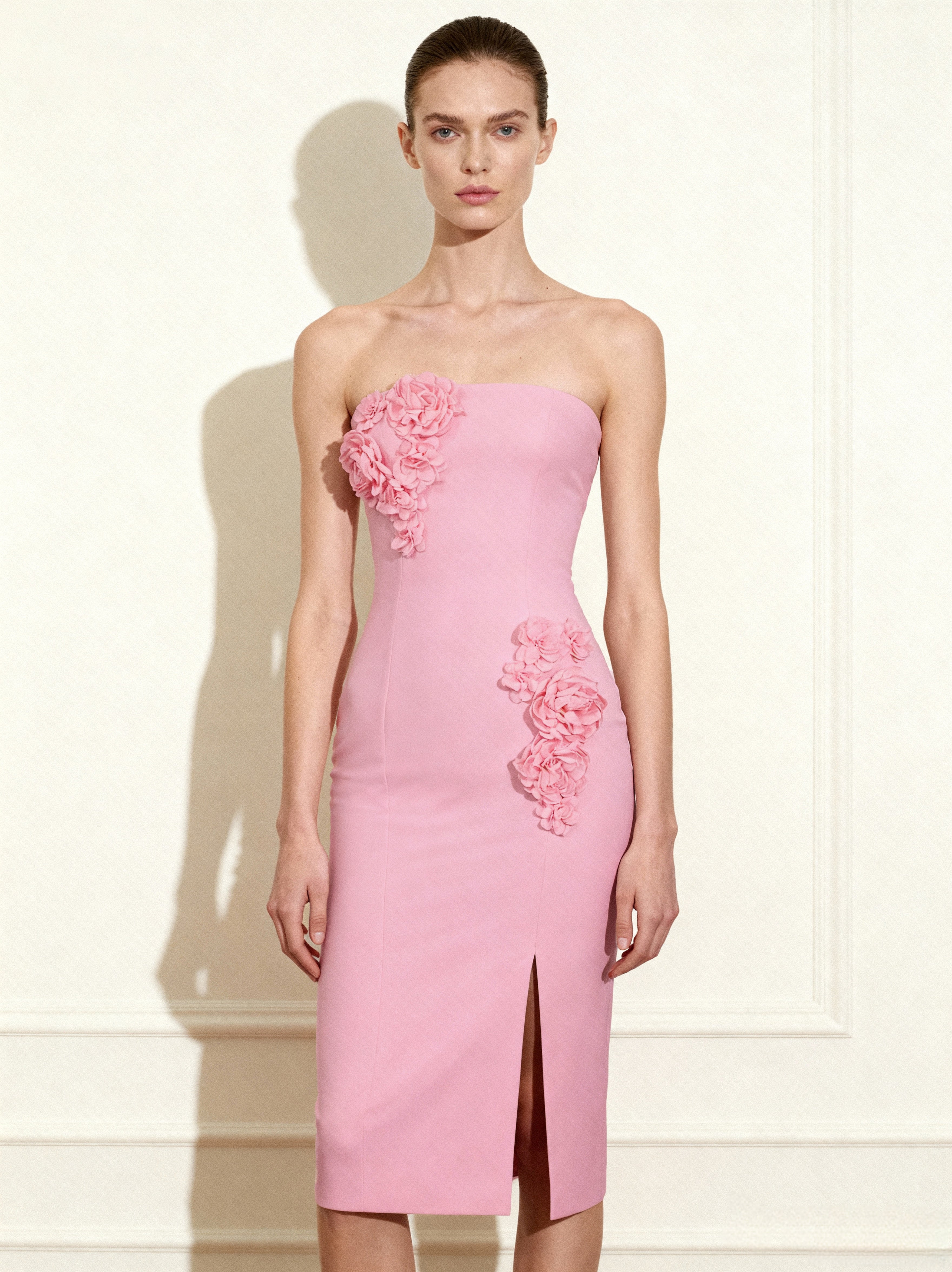 Petal Perfection Cocktail Dress - Pink