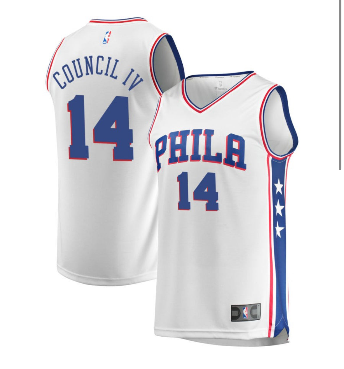 Ricky Council IV Philadelphia 76ers Jersey