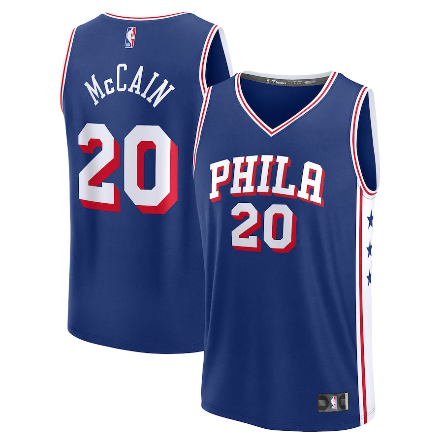 Jared McCain Philadelphia 76ers Jersey