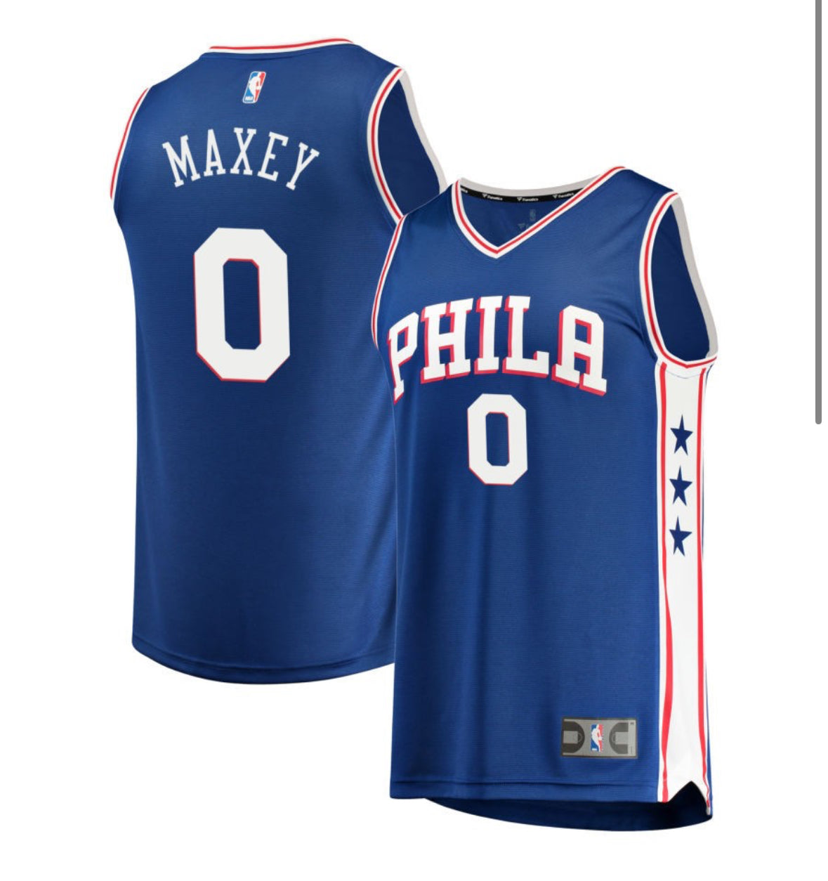 Tyrese Maxey Philadelphia 76ers Jersey