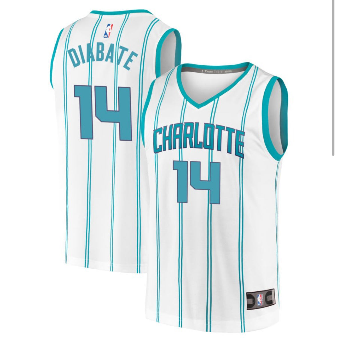 Moussa Diabate Charlotte Hornets Jersey