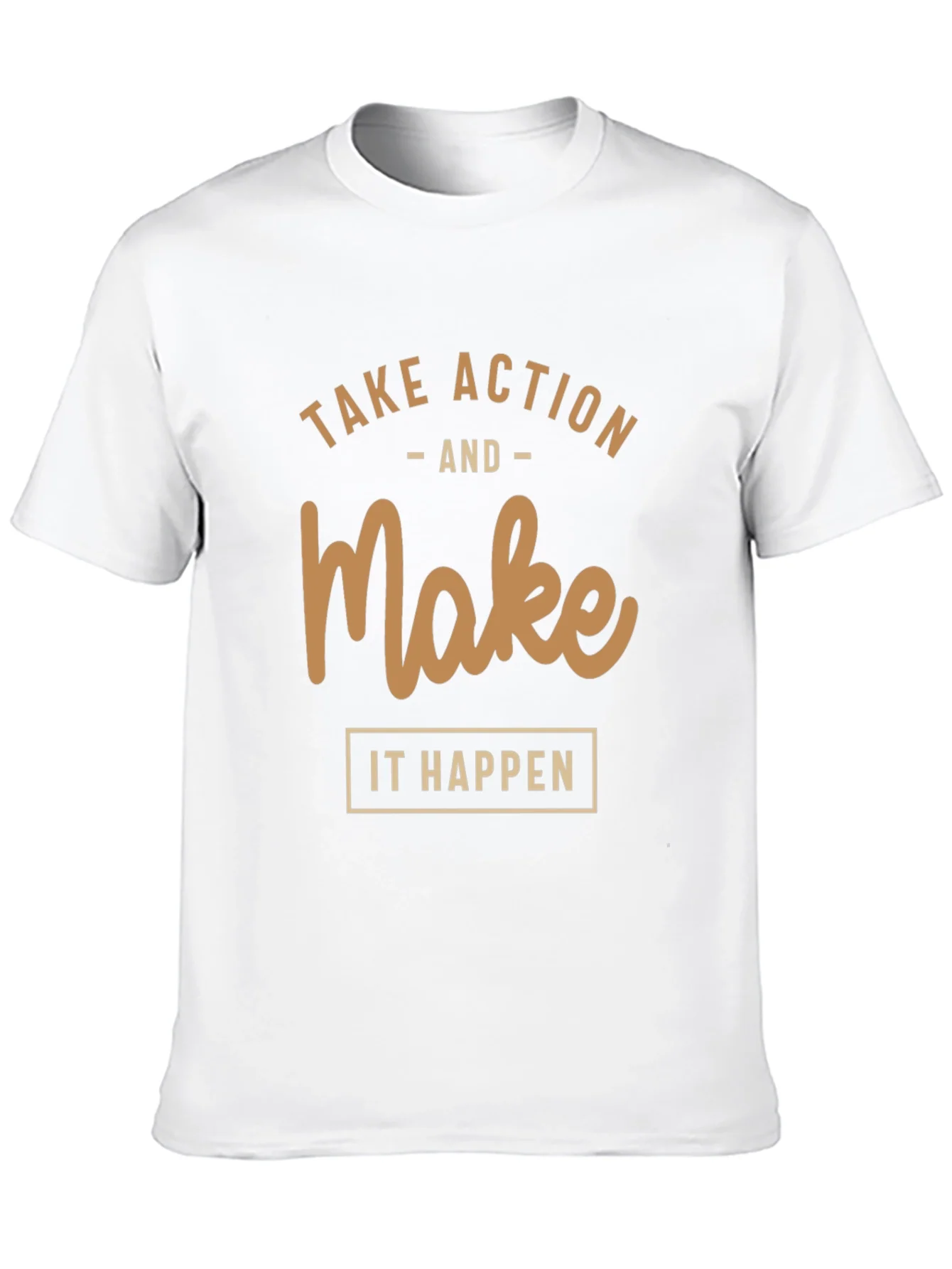 Motivational T-Shirt: Take Action Make it Happen