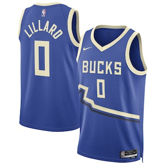 Damian Lillard Milwaukee Bucks Jersey