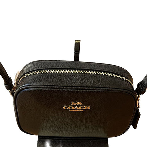 NWT Coach Mini Jamie Camera Crossbody Leather Bag Black