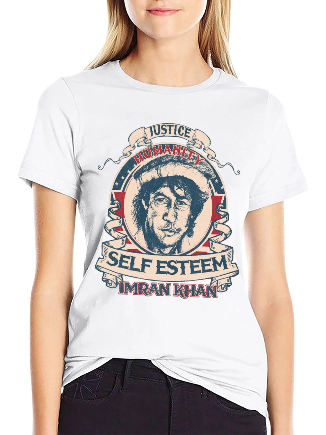Imran Khan Graphic Print Tee