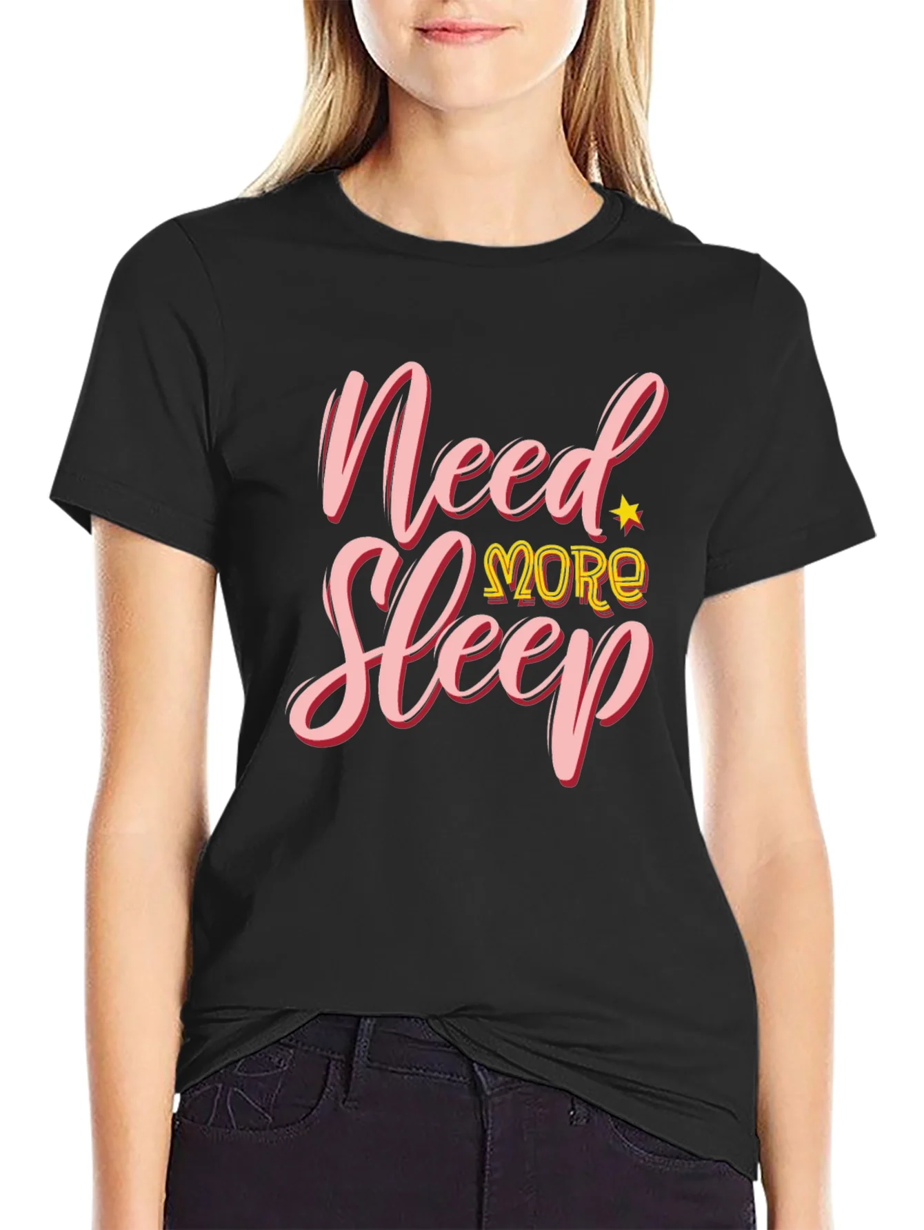 Need More Sleep T-Shirt - Funny Sleepy Graphic Tee
