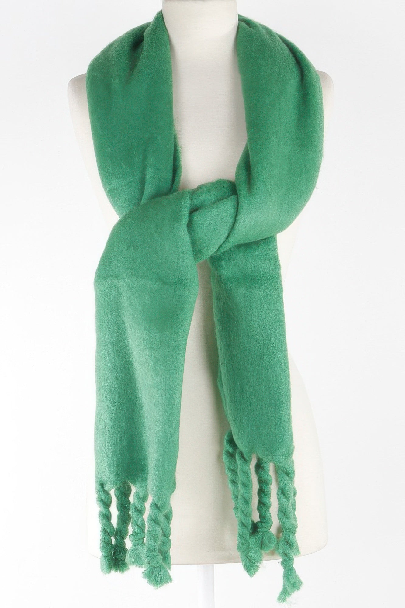Soft Twisted Fringe Scarf