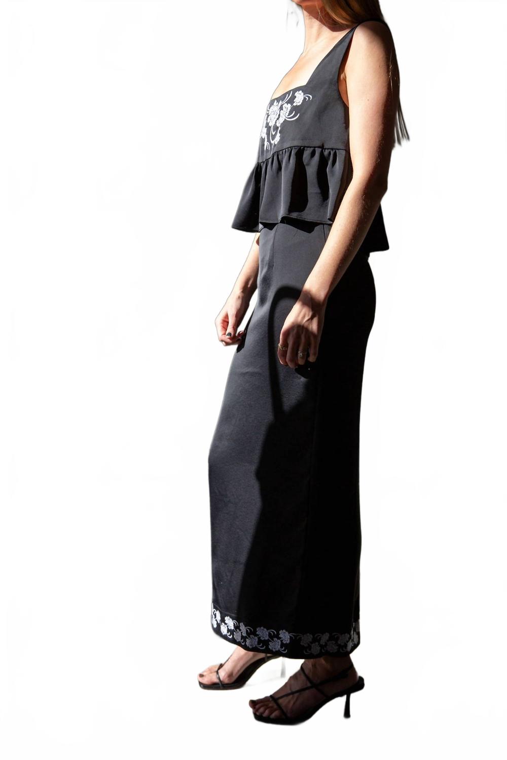Elly Maxi Skirt In Black