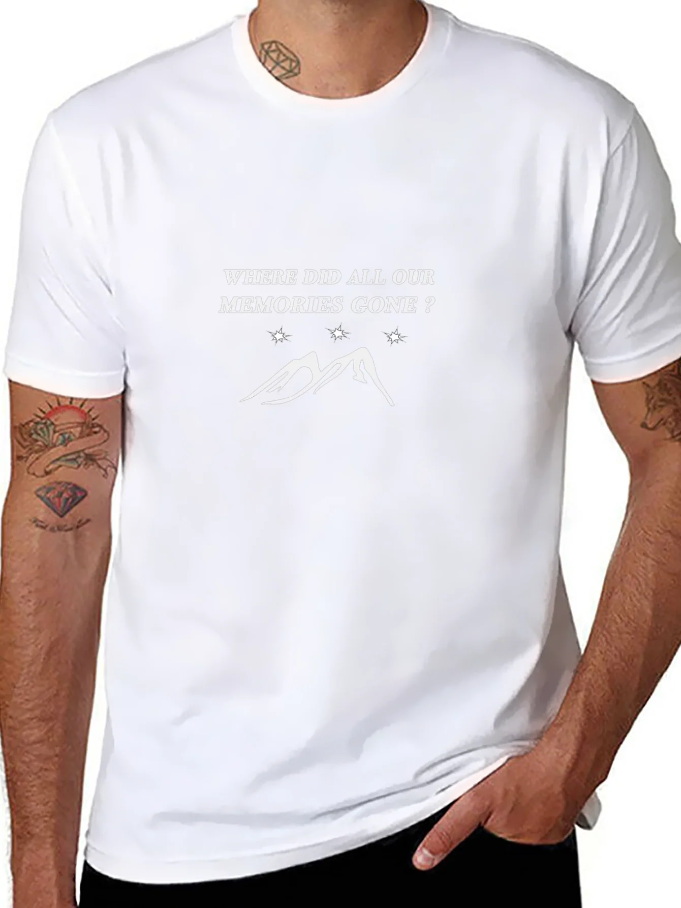 Memories Gone Graphic Tee - Black T-Shirt