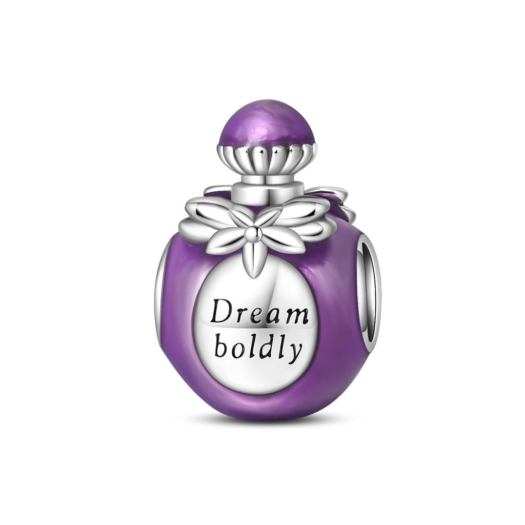 Dream Boldly Perfume Bottle Charm