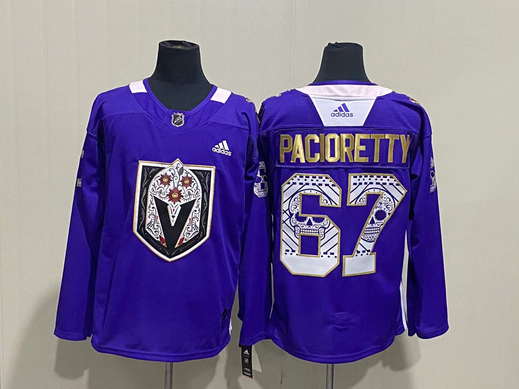 Men's Vegas Golden Knights Max Pacioretty #67 Blue Breakaway Player jersey
