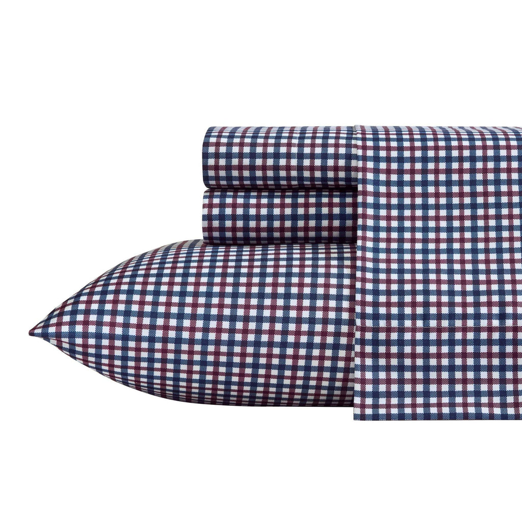 Nautica Heritage Plaid Blue Twin Sheet Set