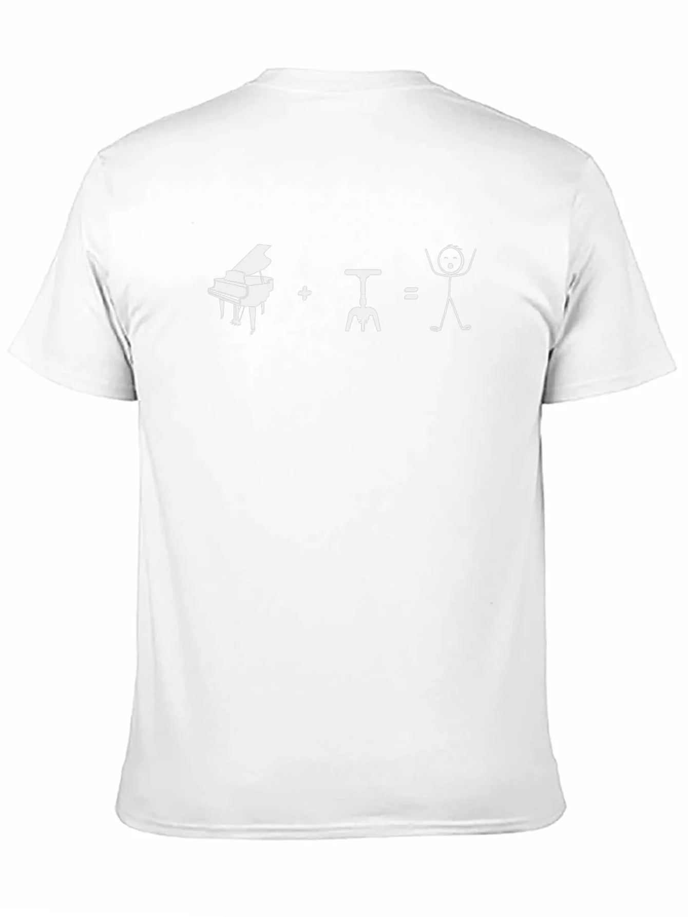 Piano + Wine = Happiness Graphic Tee