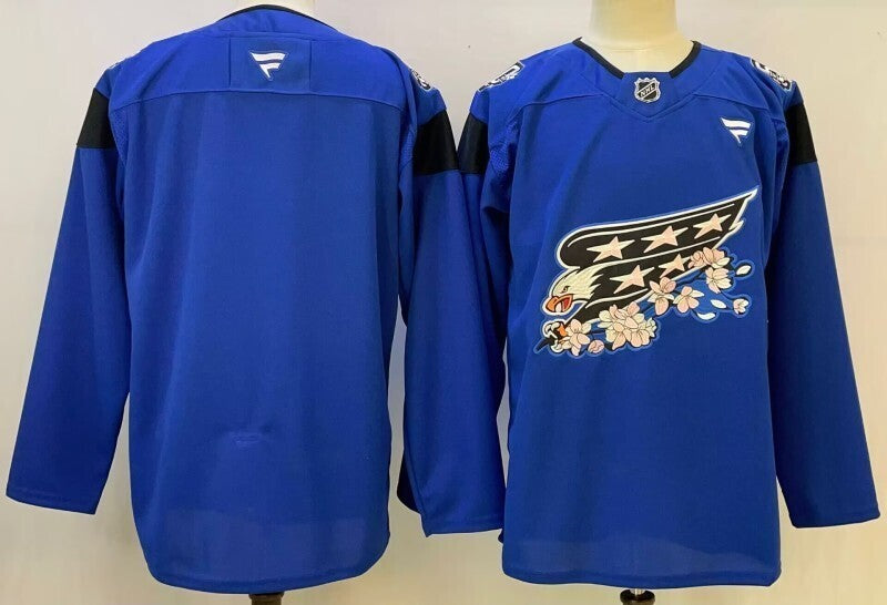Men's Washington Capitals Fanatics Blue Player Blank Jersey