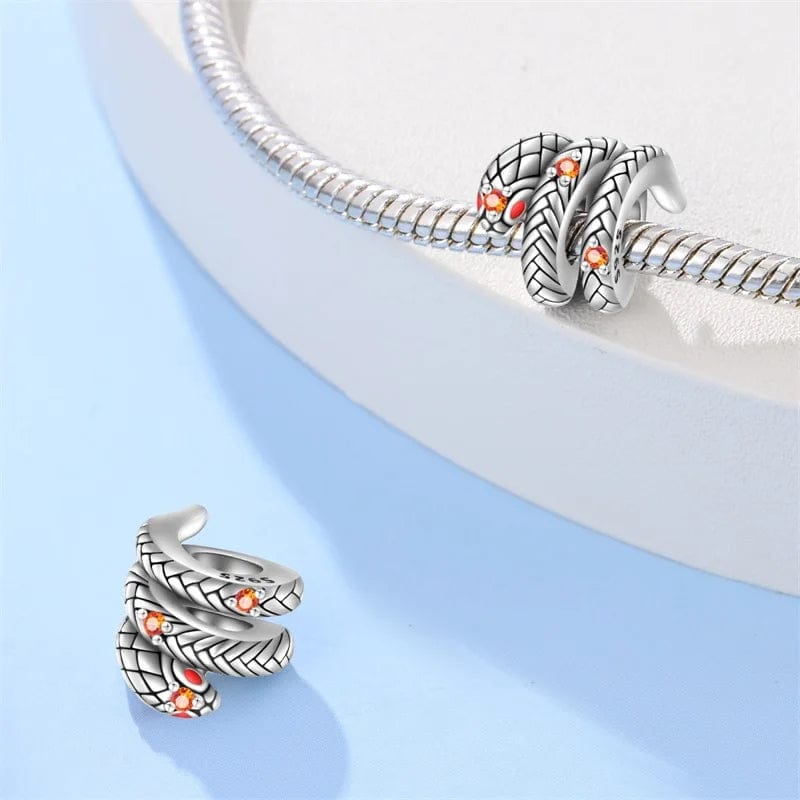 Curled Snake Charm