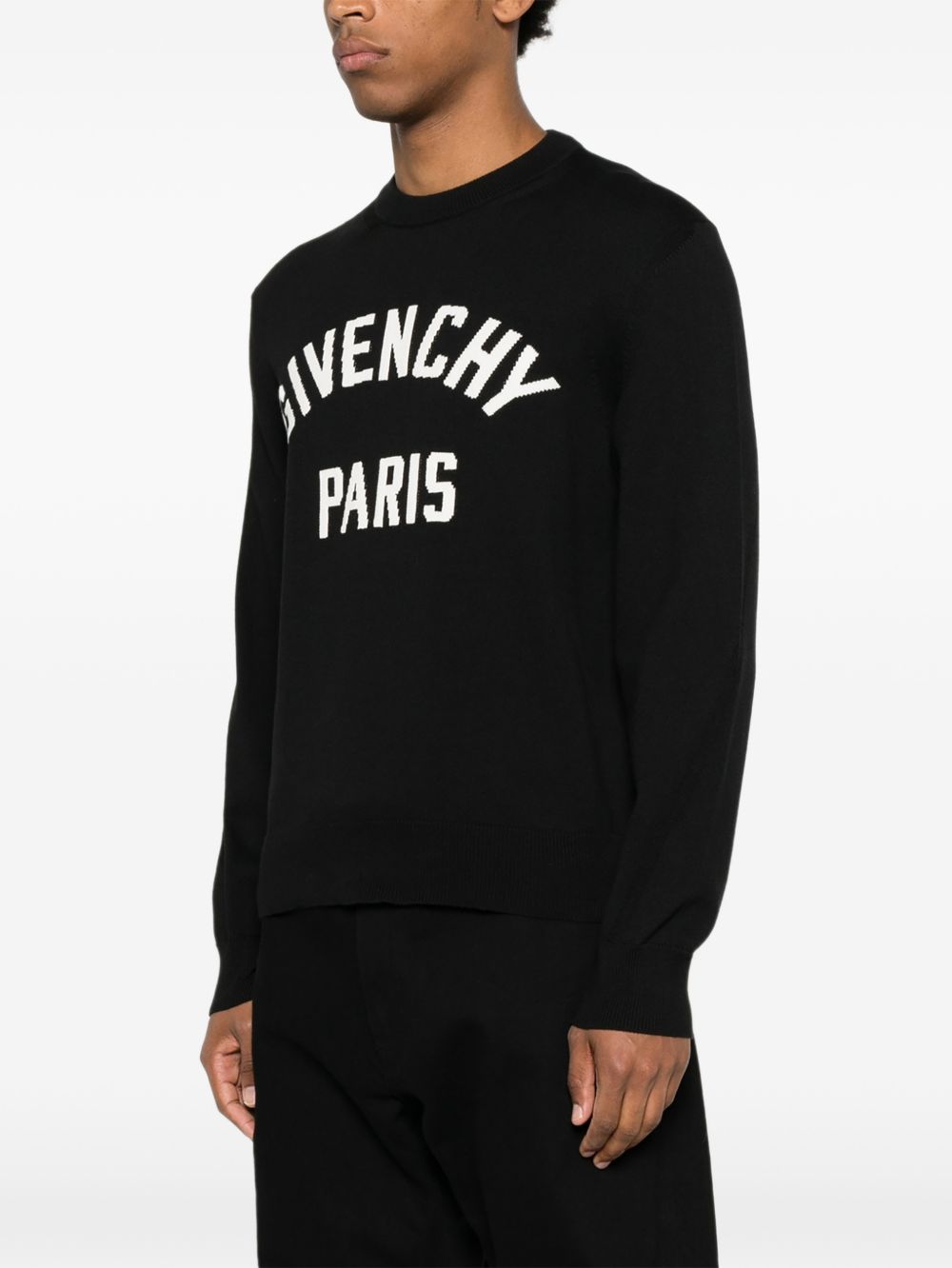 Givenchy Men Cotton Blend Crewneck Sweater