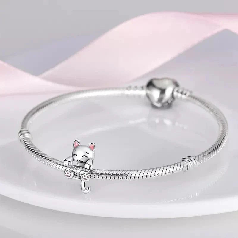Hanging Cat Charm