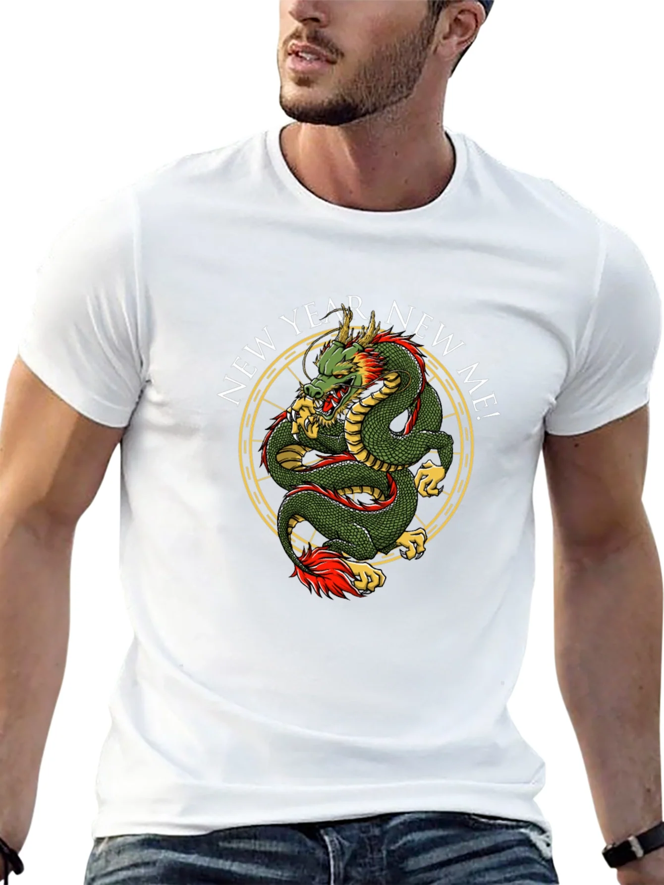 New Year New Me Dragon Graphic Tee