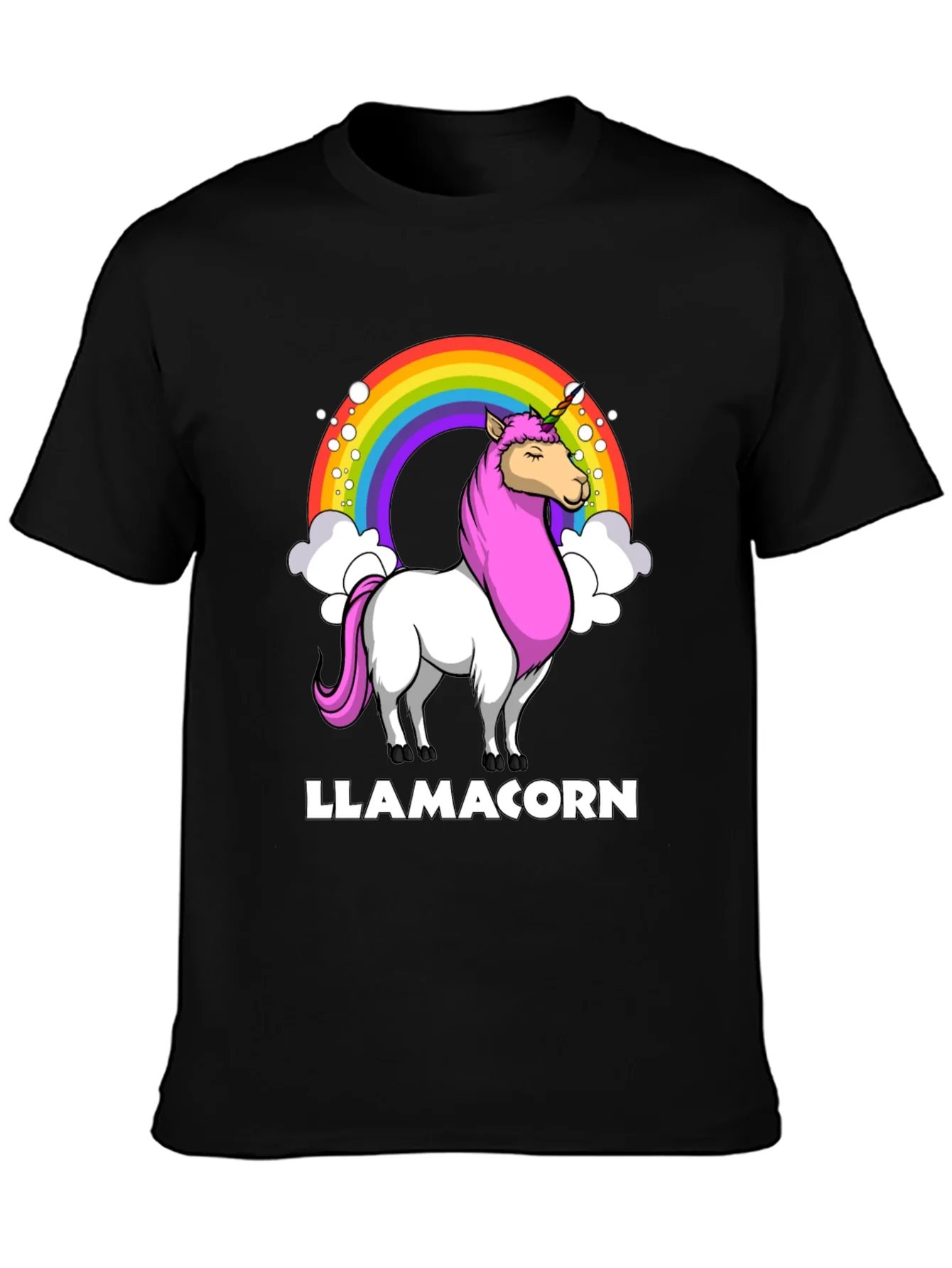 Llamacorn T-Shirt - Rainbow Unicorn Llama Tee