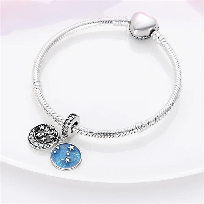 Ocean Blue Whale Dangle Charm