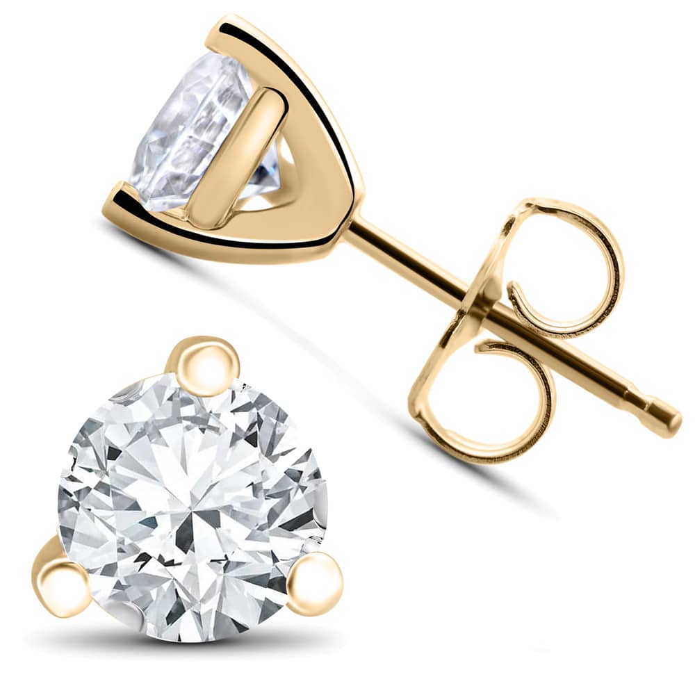 3/4 ct TDW Lab Grown Diamond Martni Studs Lab Grown