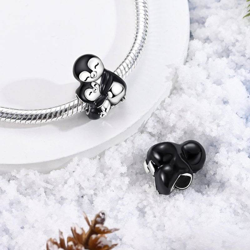 Penguin Family Hug Charm
