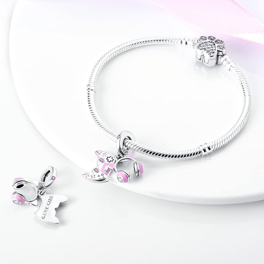 Pink Gaming Charm
