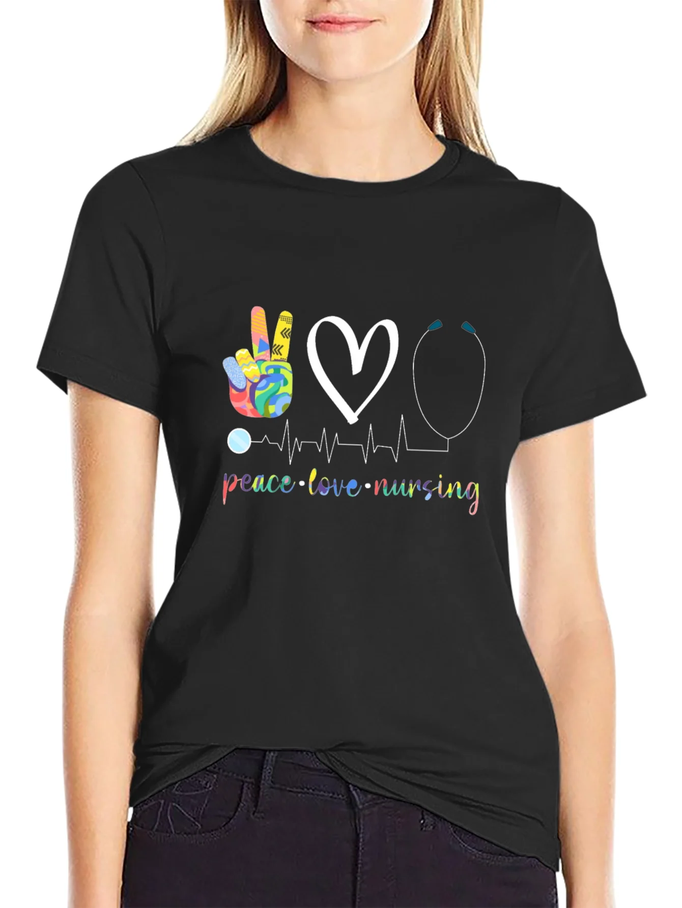 Peace Love Nursing T-Shirt