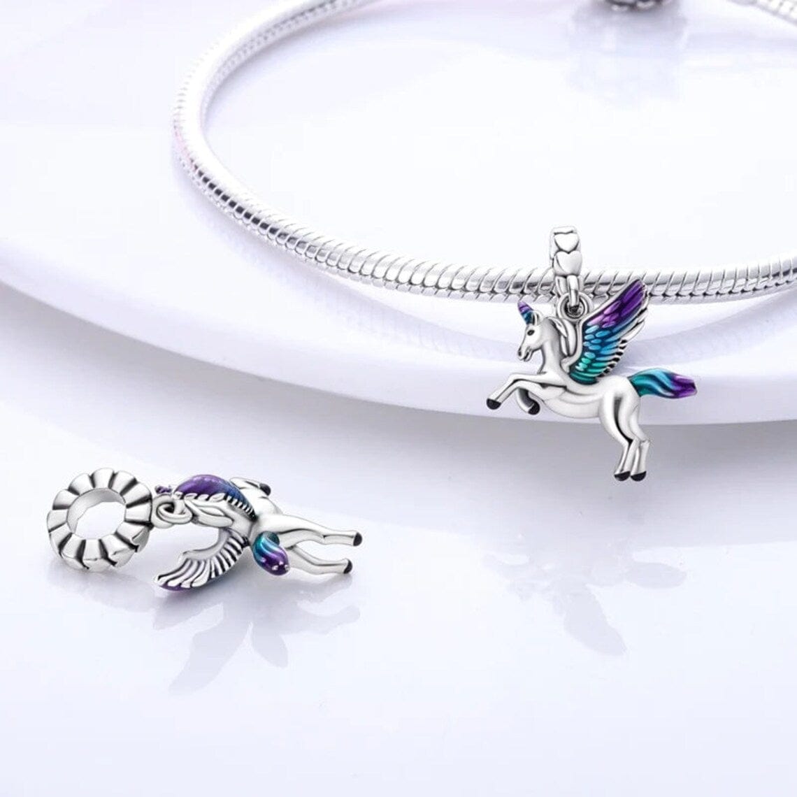 Rainbow Unicorn Charm