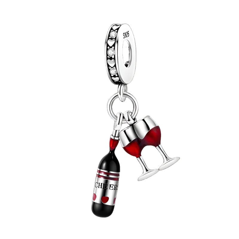 Travel & Cheers Charm Duo