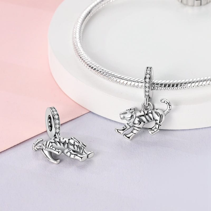 Striped Tiger Dangle Charm